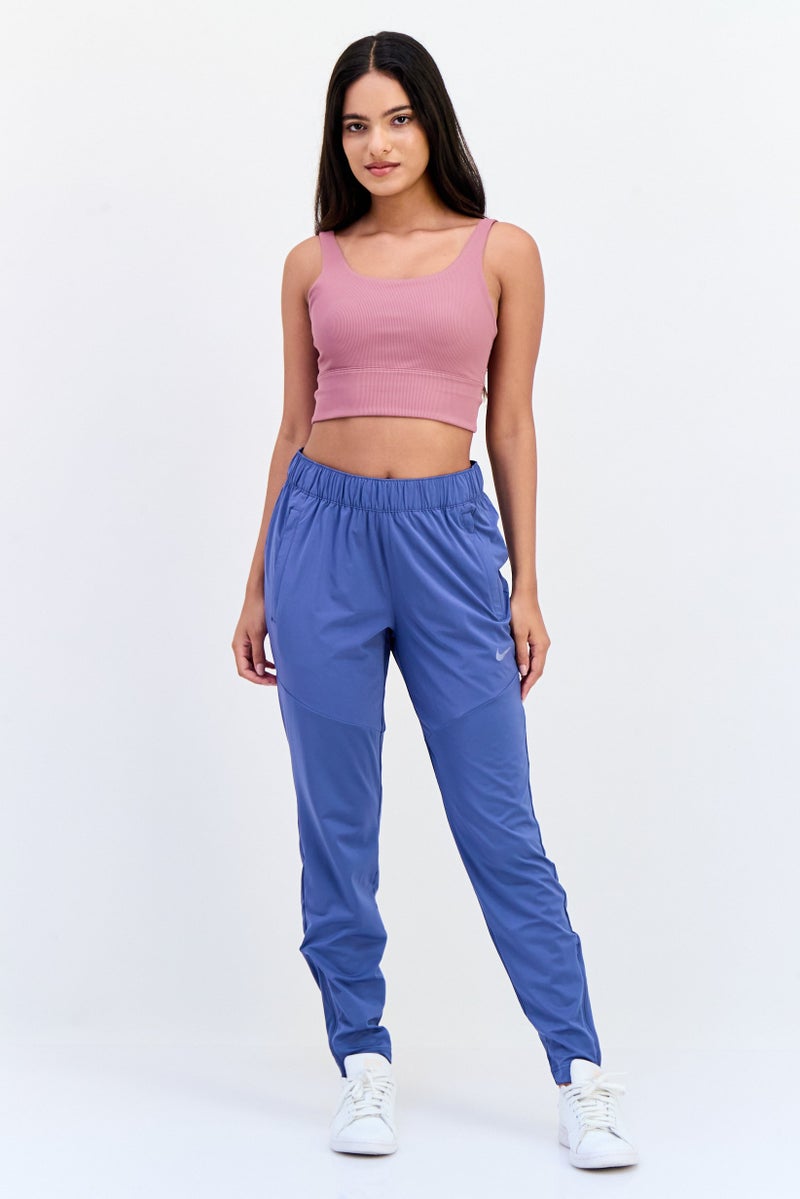 Nike سروال رياضي نسائي مناسب للتدريب، أزرق رمادي - Image 4